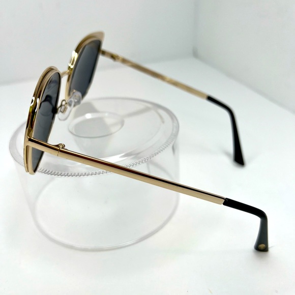 OSCAR BY OSCAR DE LA RENTA, METAL FRAME POLARIZED SUNGLASSES, SUPER NICE & CHIC - Picture 2 of 10